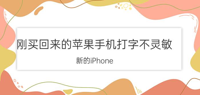 刚买回来的苹果手机打字不灵敏 新的iPhone 11到了如何验货？